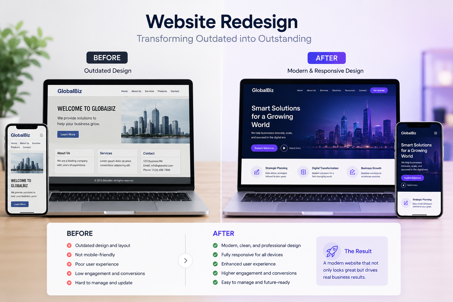 Website Needs a Redesign