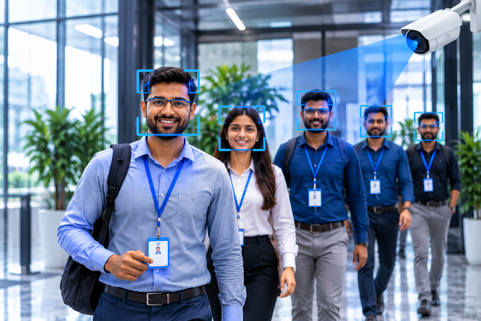 FaceTrack Nexus AI multi-person face recognition and smart attendance